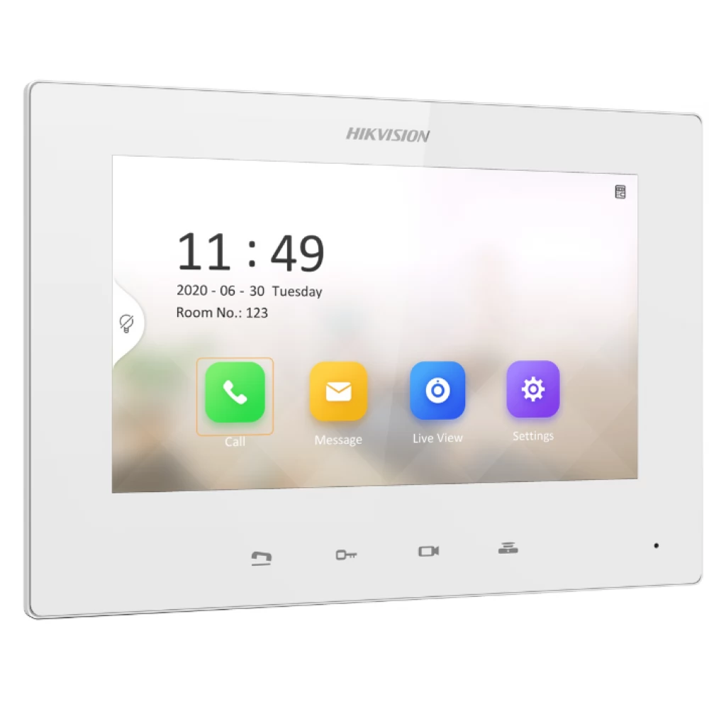 Unutrašnja jednica za Videointerfon monitor 7,0", handsfree (bez slusalice) Hik vision DS-KH6220-LE1
