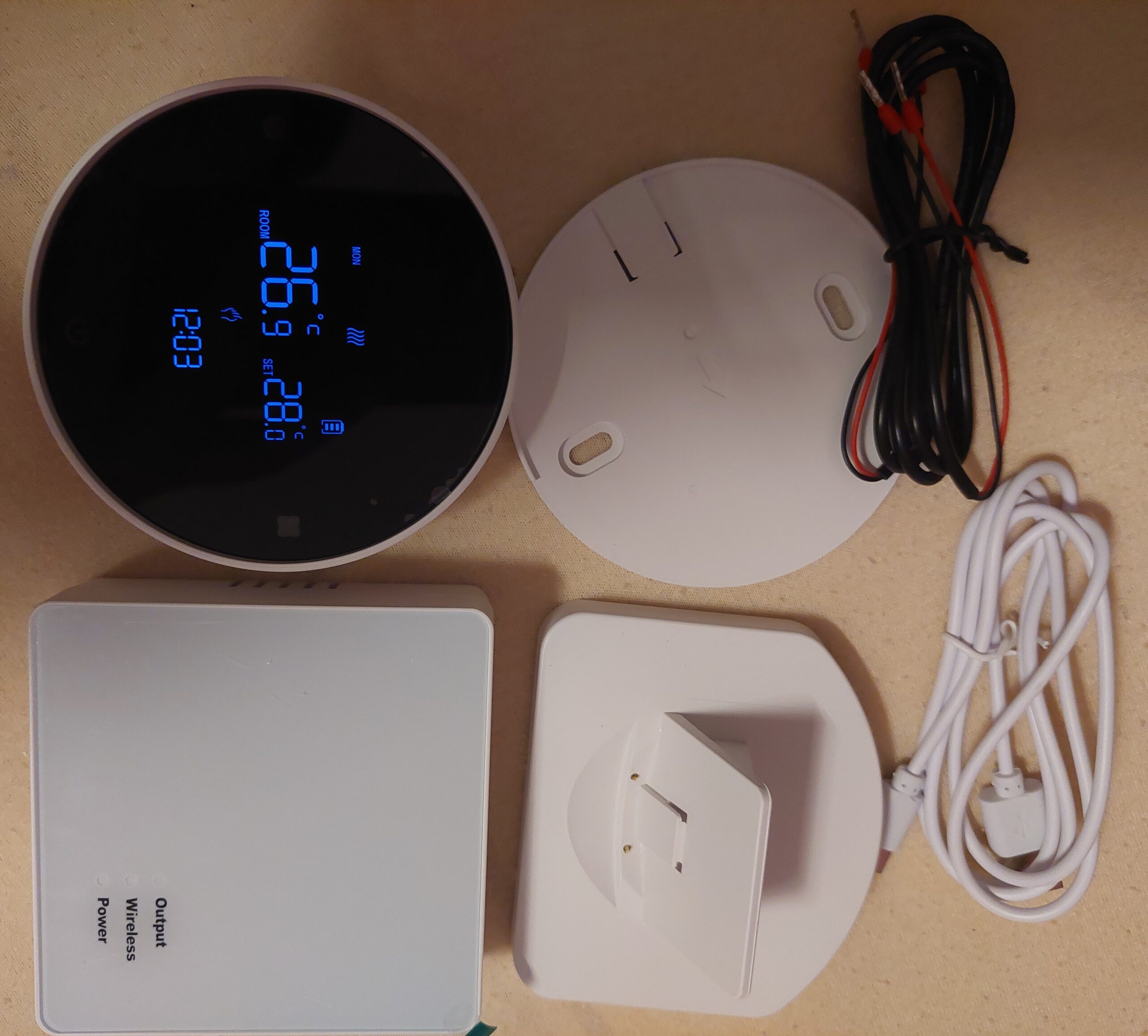 Termostat WiFi Smart touch za grijanje sa aplikacijom WT498, bežični - Image 9