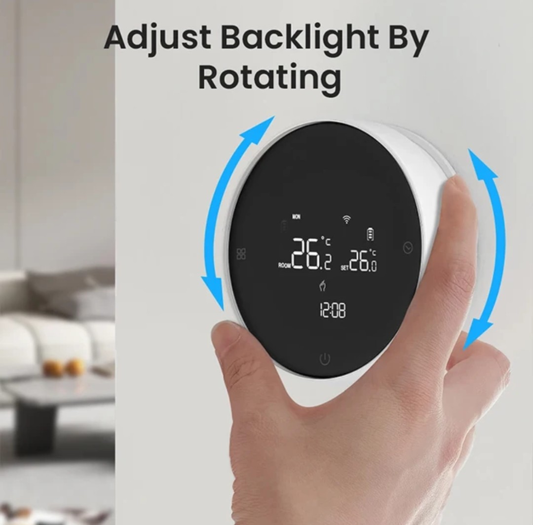 Termostat WiFi Smart touch za grijanje sa aplikacijom WT498, bežični - Image 3