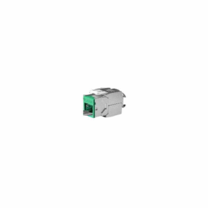 Modul RJ45 Cat.6A Shielded toolless - Zeleni